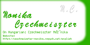 monika czechmeiszter business card